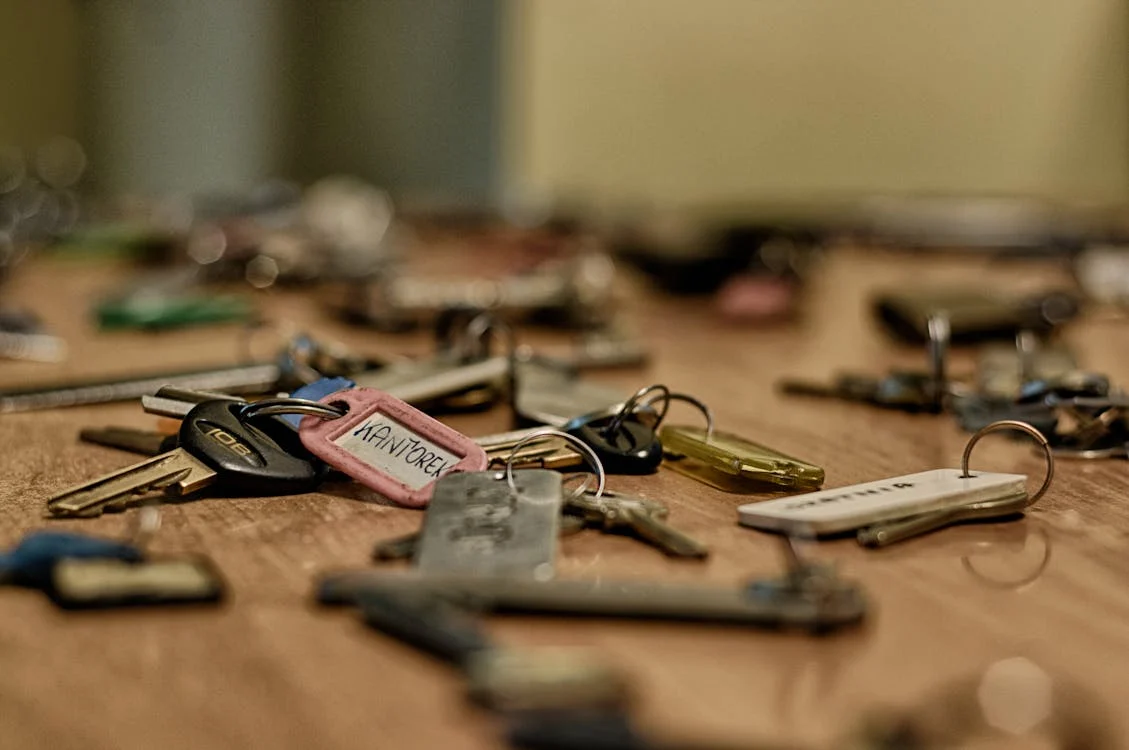 keys on floor